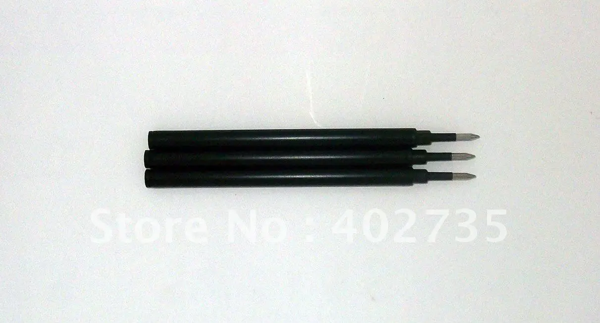 WHOLESALE 500 pcs black Plastic Roller ball refill,standard roller pen