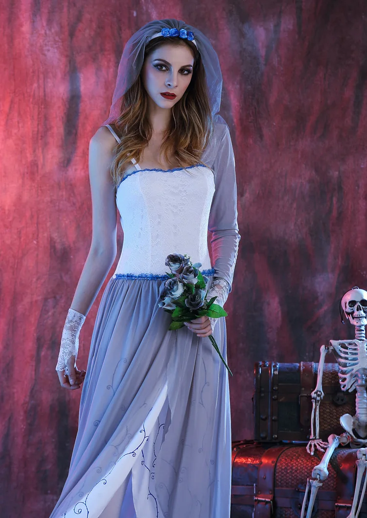 Donne Purim Fantasma Sposa Cosplay 2016 costume di Halloween Zombie Corpse  Bride Dress Femminile Sposa Fantasma Cosplay Indossare costumi  spaventosi|womens scary halloween costumes|halloween scary costumesscary  ghost costumes - AliExpress