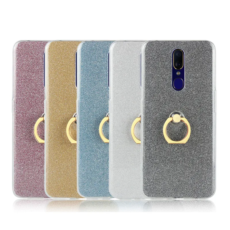 

For OPPO F11 Mobile phone case 6.5 inch TPU Silicone soft ShockProof Cover For OPPO F11 F 11 OppoF1 protective case Ring bracket