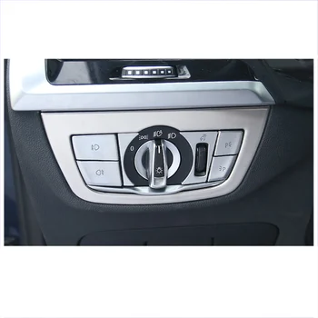 

lsrtw2017 stainless steel car headlight adjuster frame trims for bmw x3 2018 2019 2020 g01