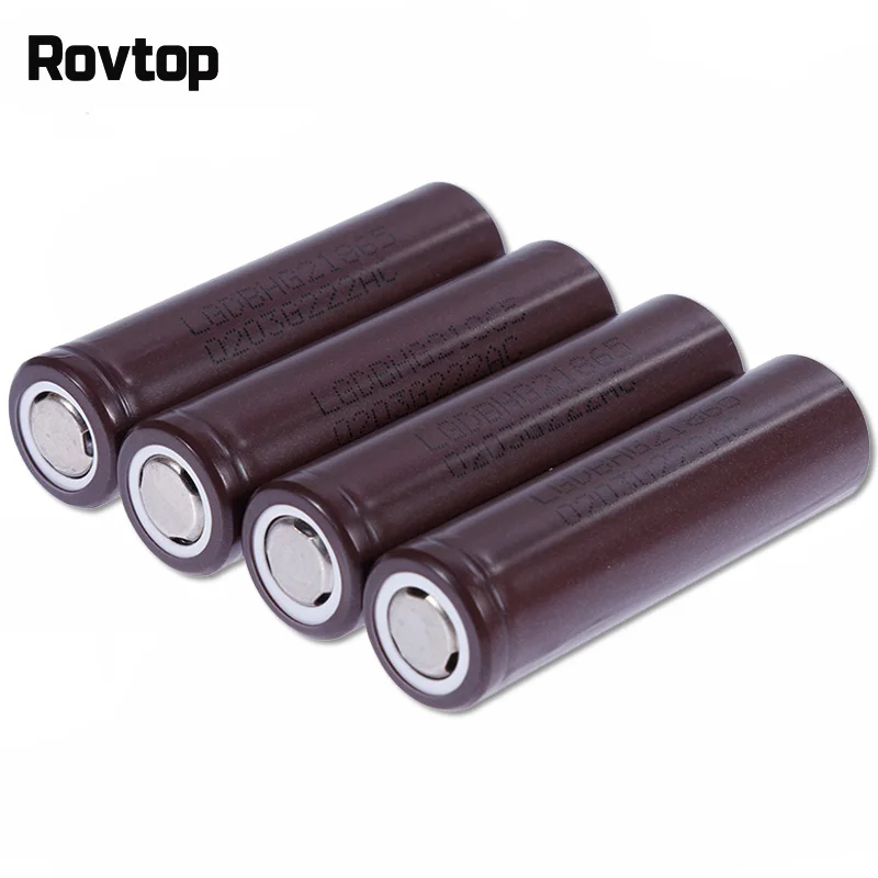 

Rovtop Rechargeable Lithium Battery For 3.6 V 3000mah 18650 Electronic Cigarette Power High Discharge 30A Large Current