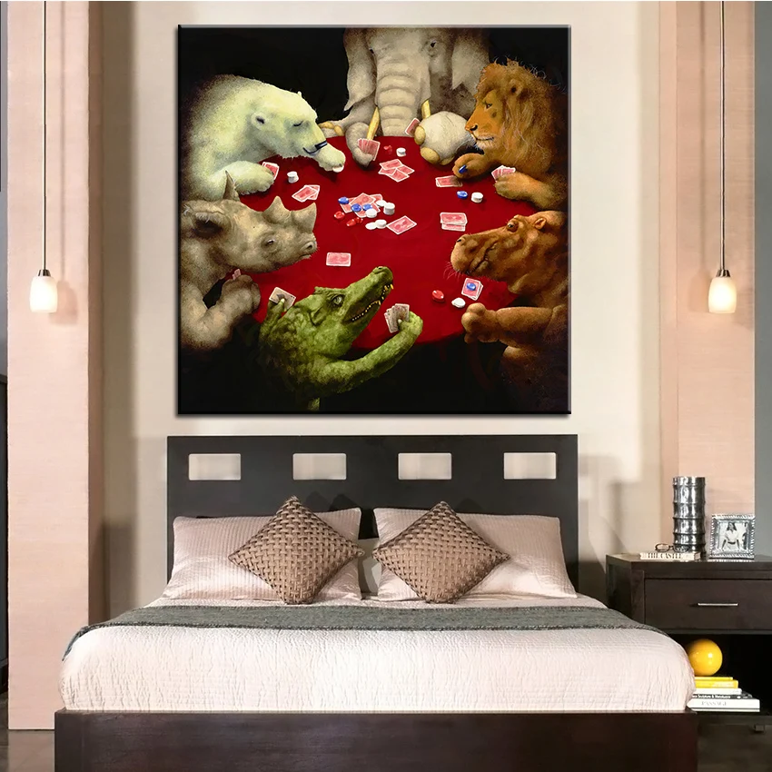 

Large size Printing Oil Painting shut up and deal Wall painting Wall Art Decoration Picture For Living Room painting No Frame
