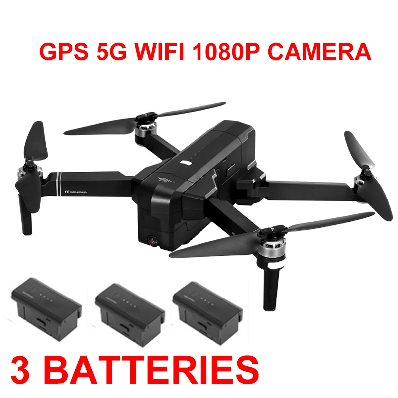 

5G WiFi FPV RC Drone GPS Positioning Brushless Helicopters 1080P Camera Point Of Interesting Follow 3 Batteries Quadrocopter