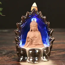 Буддийские принадлежности для церемоний из высококачественной керамики pour ручной работы светодиодный курильщик для спины Копченый подарок Творческие подарки