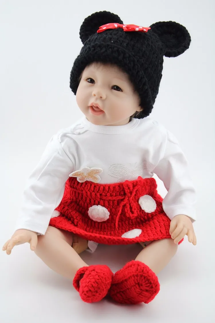 55 см Силиконовые Reborn куклы Baby живой реалистичный Boneca Bebe реалистичные настоящая