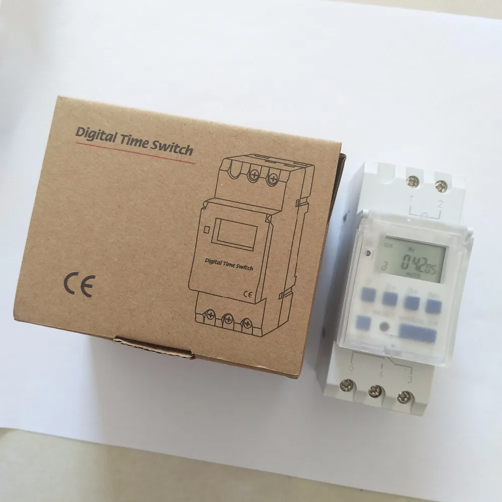 Программируемый таймер с прозрачной крышкой 220 В 16 А|switch ac|switch switchswitch 220v |