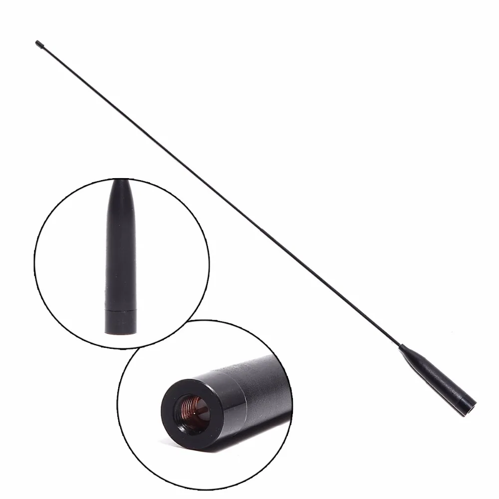 ABBREE гибкий двухдиапазонный светильник из титана SMA Male VHF UHF для Yaesu TYT AR 776/E Wouxun Walkie