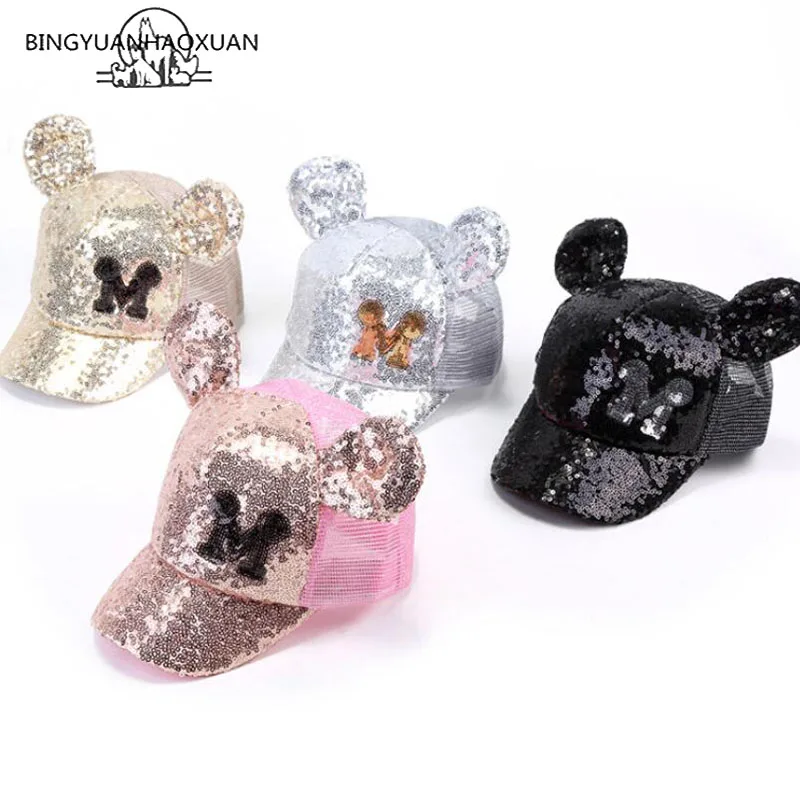 BINGYUANHAOXUAN 2018 хит продаж детские шапки с ушками снэпбэк кепки бейсболки смешные на