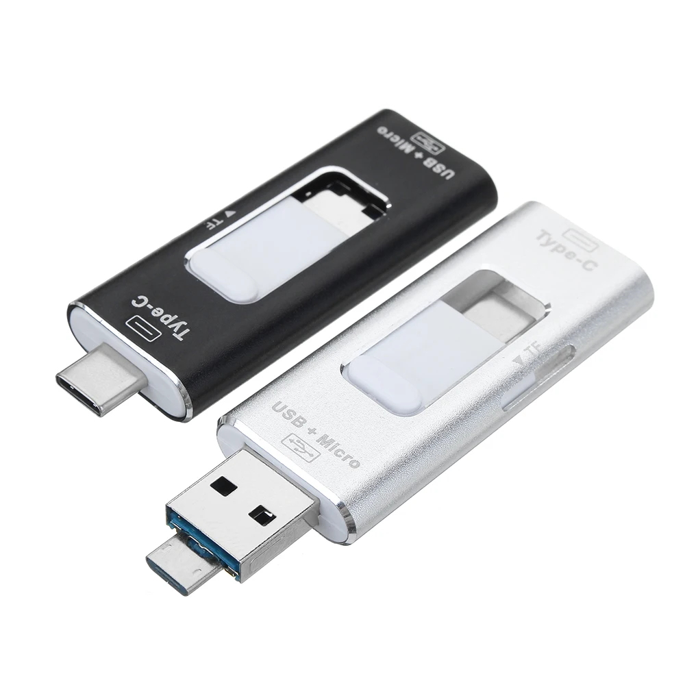 Bakeey 3 в 1 type C USB Micro USB OTG адаптер с TF картой Micro SD кард-ридер для мобильного телефона планшета ПК конвертер adaptador