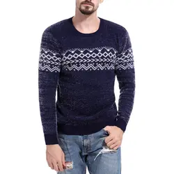 IEF. G.S осень 2018 г. для мужчин новый пуловер свитер выдолбленные круглый средства ухода за кожей Шеи Корея в полоску клетчатые свитера зим