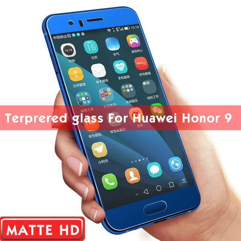 2 шт./лот, матовая защитная пленка для экрана для Honor 8 9 10 lite play 8x, закаленное стекло для huawei P 30 10 20 Pro, защитная пленка - Цвет: for honor 9