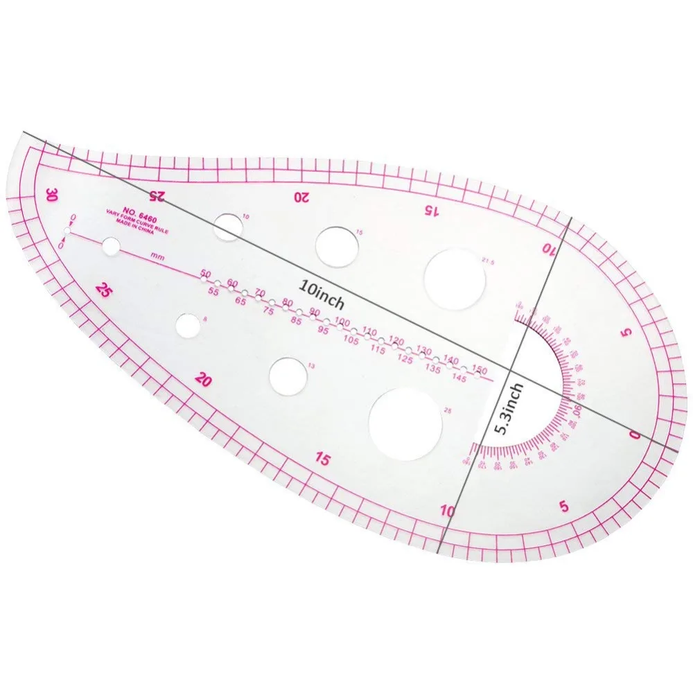 Soft Sewing Tools Sew French Curve Metric Shaped Ruler Measure For Sewing Dressmaking Pattern Design Bendable Drawing Template