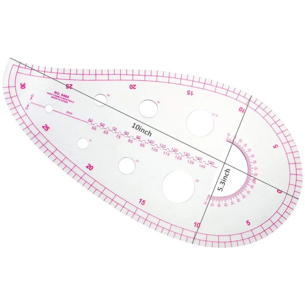 BianchiPatricia Plastic French Curve Sewing Ruler Measure Tailor Ruler Making Clothing