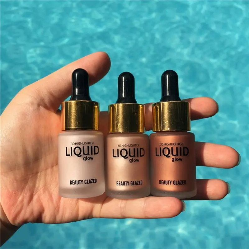 Beauty glasized Iluminador 3D Хайлайтер для лица бронзатор Осветляющий крем консилер Шиммер