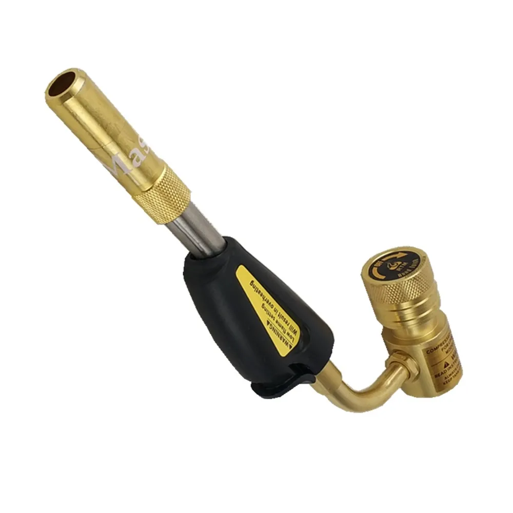 

Self Ignition Gas Welding Torch Gas Brazing Burner Soldering Quenching BBQ Burner CE HVAC Hand Torch MAPP Torch