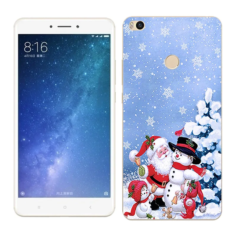 Чехол s для Xiaomi Mi Max2, мягкий силиконовый чехол для Xiaomi Mi Max 2 X'mas Day, окрашенный чехол для телефона xiomi Mi Max 2, Fundas - Цвет: 33