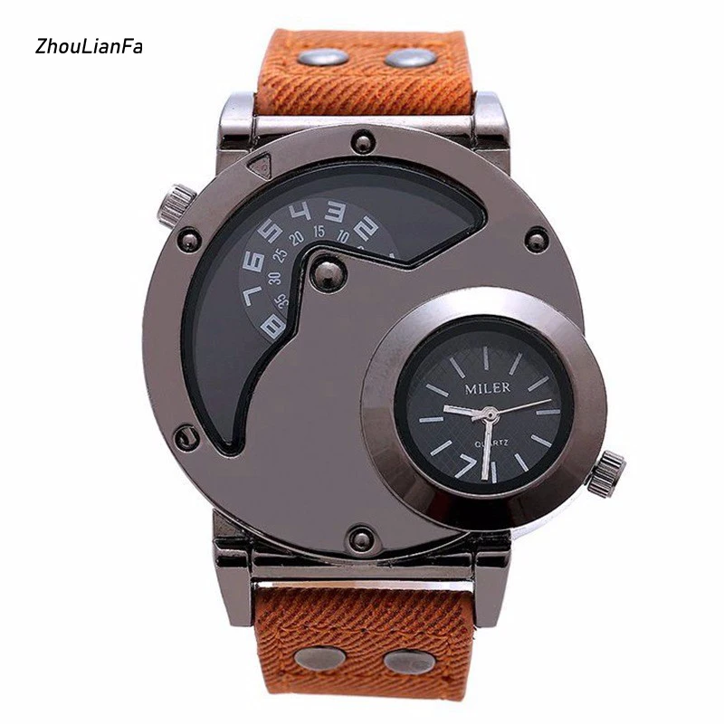 

Personality Dail Cowboy Men's Watch Casual Quartz Wrist Watch Men Sports Watches Fashion Large Dial Wristwatch Mens Clock