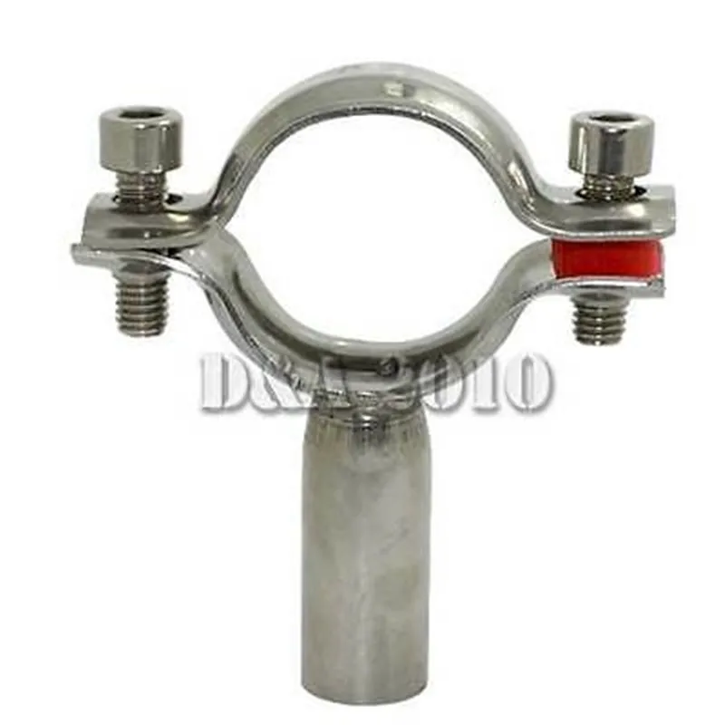 

3/4"-4" 18mm to 102mm SS316 Stainless Steel Sanitary Ajustable Clamp Pipe Bracket Pipe Fittings