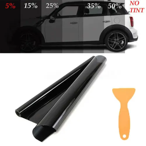 

Limit 100 50cmx100cm Dark Black Car Window Tint Film Glass VLT 5% Roll 1 PLY Car Auto House Commercial Solar Protection Summer