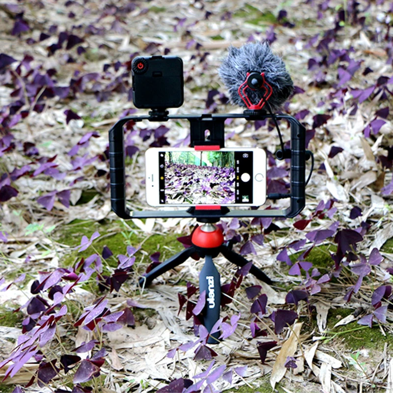 Смартфон Video U Rig Pro + BY MM1 микрофон 49/96/112 светодиодное освещение для видеосъемки iPhone