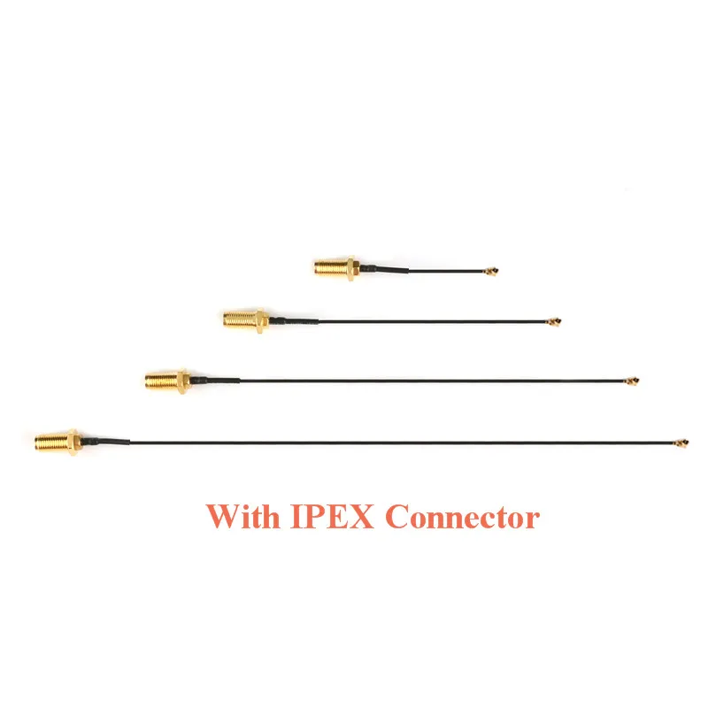 5pcs SMA Connector Cable Female to uFLu.FLIPXIPEX RF Or NO Connector Coax Adapter Assembly RG178 Pigtail Cable 1.13mm (3)