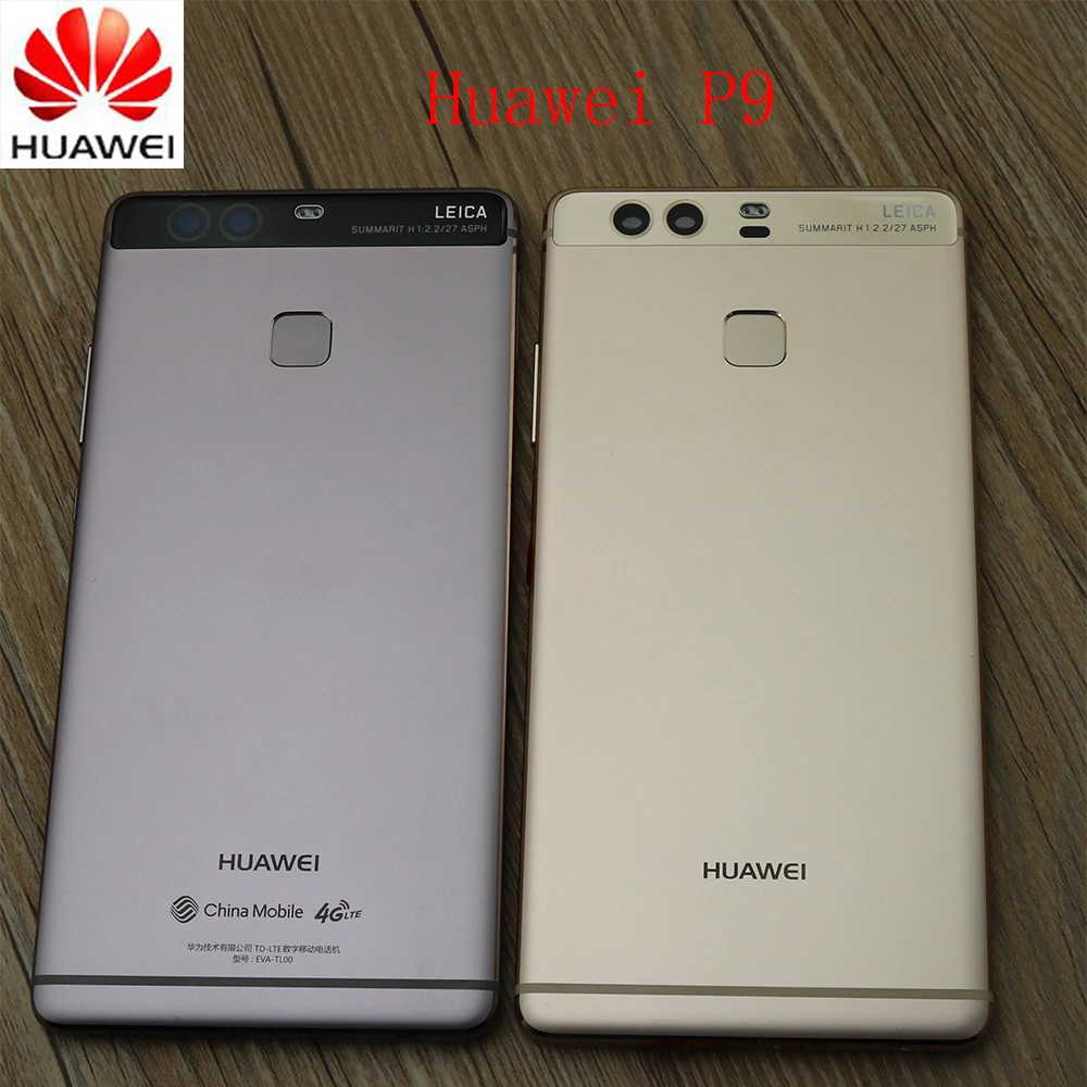 

Original Housing Cover For Huawei P9 Housing Back Door Battery + Side Buttons+ fingerprint sensor flex cable