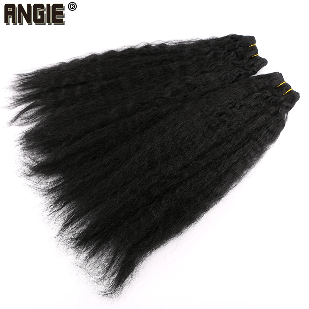 Angie, cabelo sintético liso, tranças sintético preto,