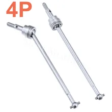 4pcs 108015 Aluminum Steel universal shaft For 1 10 Redcat Volcano Epx epx PRO Upgrade Parts