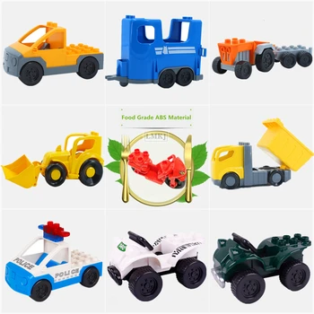 

DIY Big Cars Construction Trucks Off-road Vehicle Blocks Education Toys Building Blocks For Kids