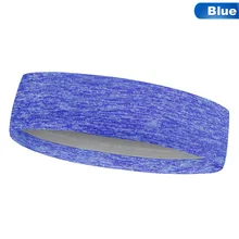 Гладкая мягкая голова широкая Нескользящая фитнес йога волосы эластичные Бег для мужчин и женщин дизайн повязка от пота на голову повязка для волос тренажерный зал