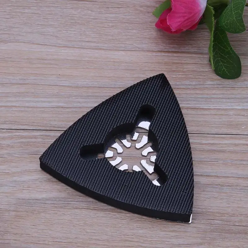 80mm Triangular Sanding Pad Oscillating Multi Tools Stainless Steel Rotary Tools for Fein Multi Mas