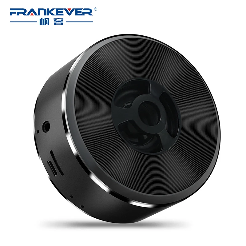 FrankEver Портативный беспроводной Bluetooth динамик металлический сабвуфер 3D стерео