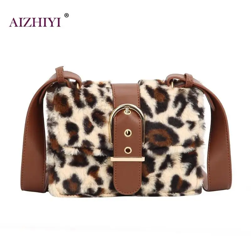 

Women Luxury Leisure Leopard Print Handbag Crossbody Messenger Bag Girls Female Small Flap Casual Purse Shoulder Phone Bags New