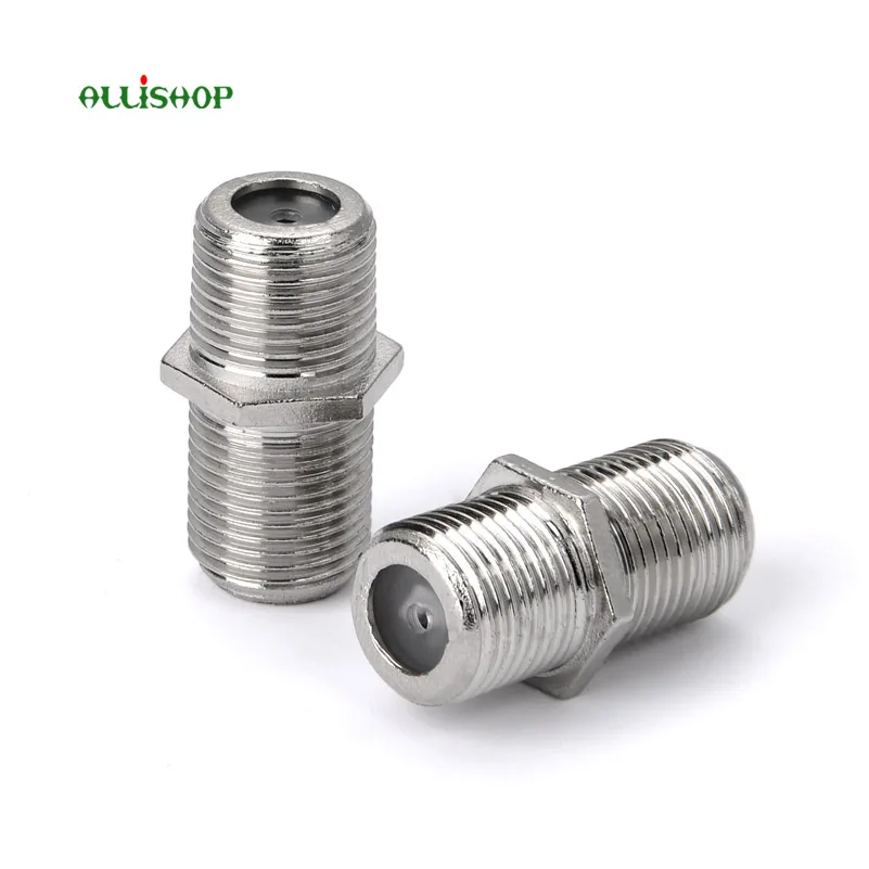 Allishop 2 Pcs F Female To F Jack Socket Connector For Connecting Tv Satellite Receiver Vcr Cable Modem Off Air Antenna huismerk kopen in de aanbieding Allishop 2 Pcs F Female To F Jack Socket Connector For Connecting Tv Satellite Receiver Vcr Cable Modem Off Air Antenna huismerk kopen in de aanbieding