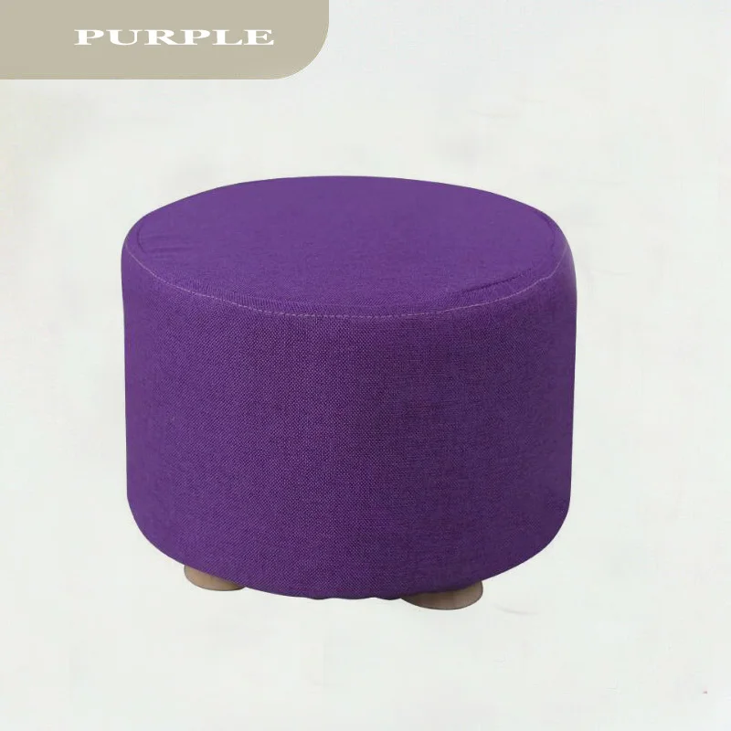 Больше цветов хлопковая крышка стула дома круглый табурет мягкая ткань ...