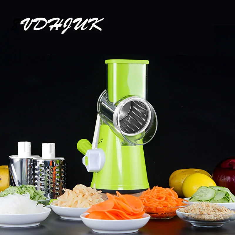 

Multifunctional Manual Vegetable Spiral Slicer Chopper Slicer Grater Vegetable Cutter Kitchen Tools