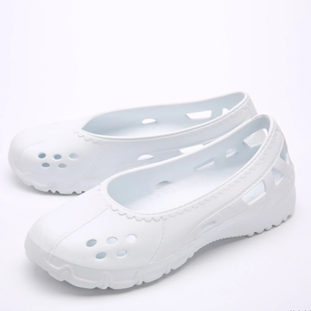 Viaoli/медицинская обувь на полой подошве женская обувь для доктора хирургической медсестры Стоматологическая Больничная лабораторная обувь антистатические автоклавные Сабо