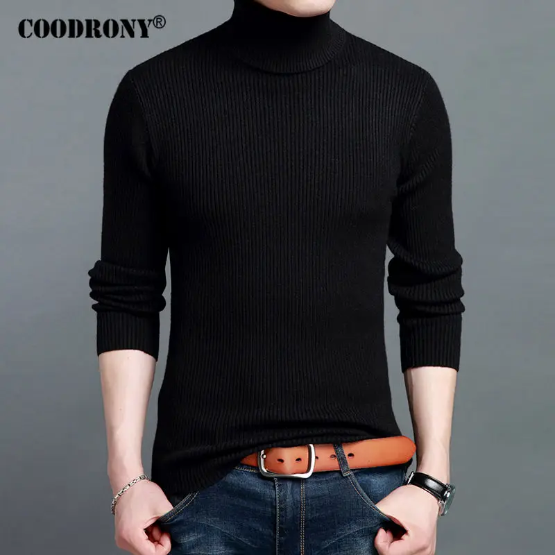 COODRONY Mens Sweaters 100% Cashmere Sweater Men Autumn