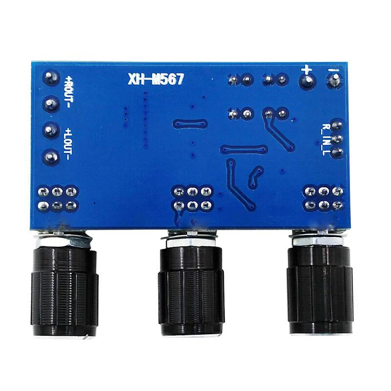 FFYY-DC 12 V-24 V TPA3116D2 80Wx2 цифровой усилитель доска ВЧ бас Регулировка громкости усилителя