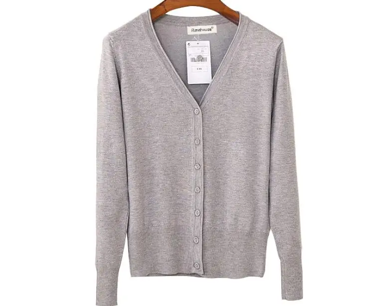 Baharcelin-여성 풀 슬리브 니트 스웨터, 27 색상, 3XL, 4XL, 빅 사이즈, 가을 니트 가디건, O 넥 기본 가디건 탑스