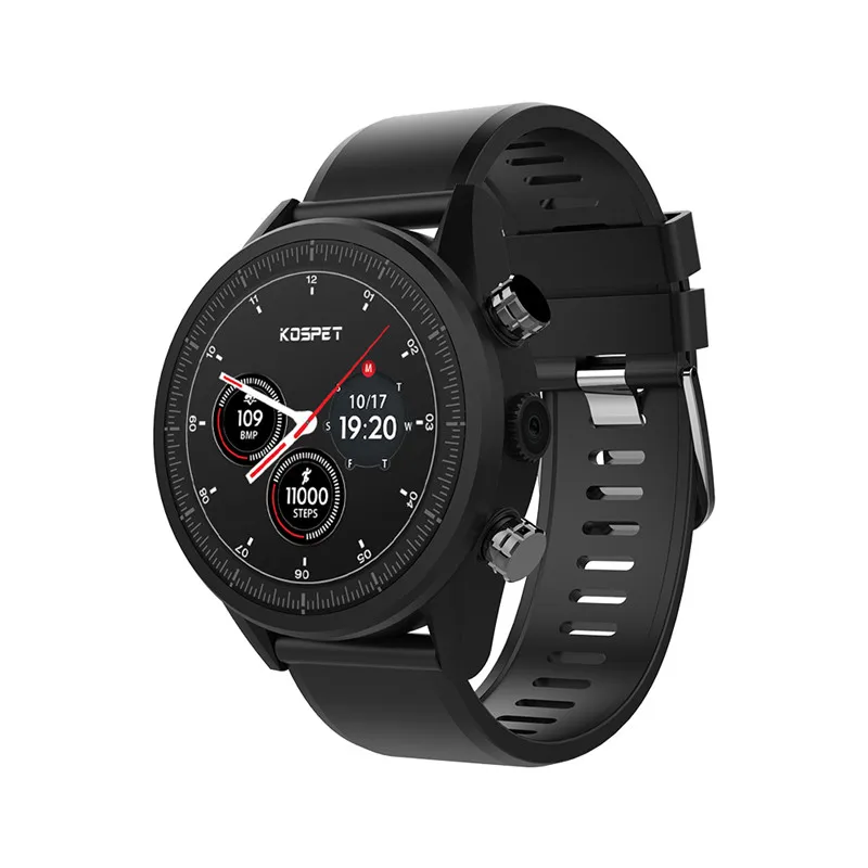 KOSPET HOPE Smart Watch Android 7.1 LTE 4g Sim WIFI 1.39 inch 8MP Camera GPS Heart Rate IP67 Waterproof smartwatch for Men Women