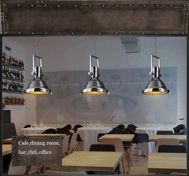 Лофт промышленная люстра личность бар ресторан столовая паб интернет дом Вилла офис исследование кафе светильник подвесной светильник