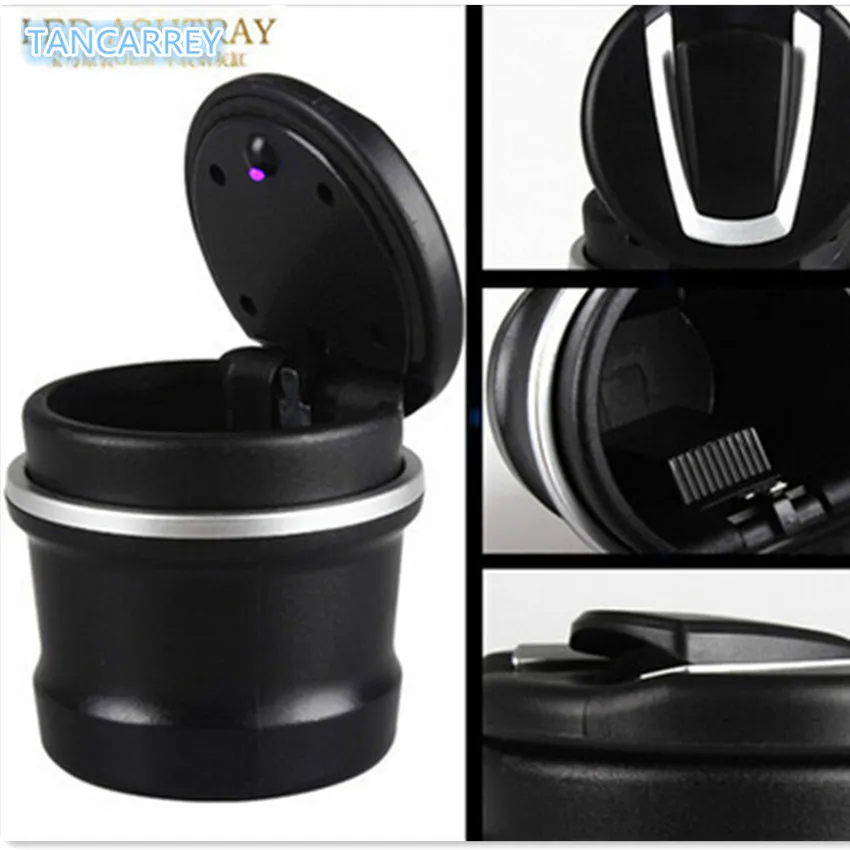 

car styling Tray Ashtray Storage Cup for SEAT Leon 1 2 3 MK3 FR Cordoba Ibiza Arosa Alhambra Altea Exeo Toledo Formula Cupra