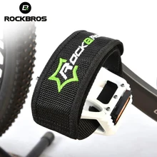 ROCKBROS Bike Bicycle Pedals Cover Ultralight Cycling MTB Pedals Belt Bike Platform Foot Straps Anti-slip Fixed Gear Beam Strap