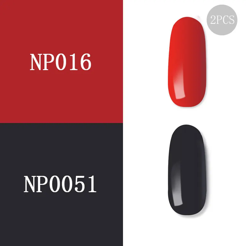 Manicurara 2Pcs Gel Nail Polish Set Kit Glitter Gel Red Pink Series Soak off Gel Polish Varnish Lacquer Nail Art Decorations 