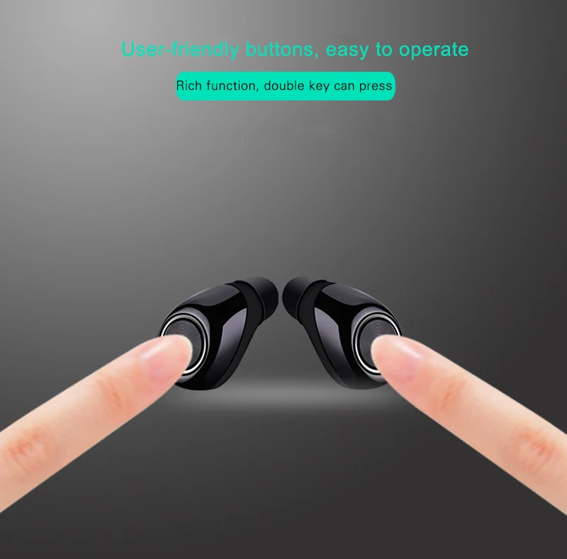 Ollivan TWS11 Mini Bluetooth Earphone Twins Wireless Headset Stereo Sports Auriculares One Drag Two Earbuds With Microphone (14)