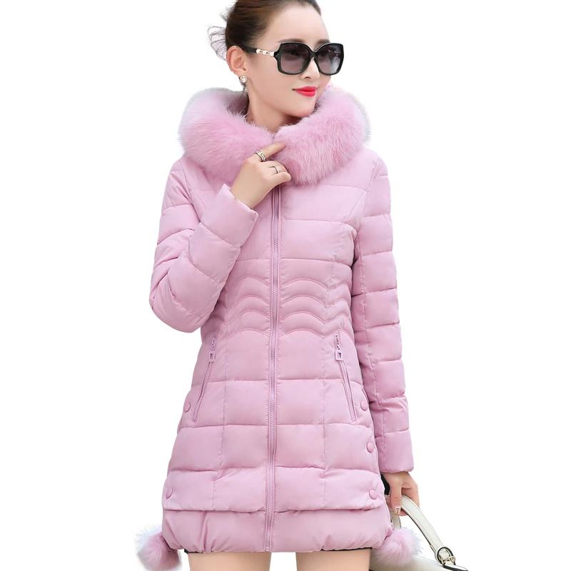 2017 Nuevo invierno mujer chaqueta de longitud caliente mujer alta calidad de plumas parka invierno chaqueta acolchada abrigos baratos|winter women coat|winter women down coatwomen coat - AliExpress