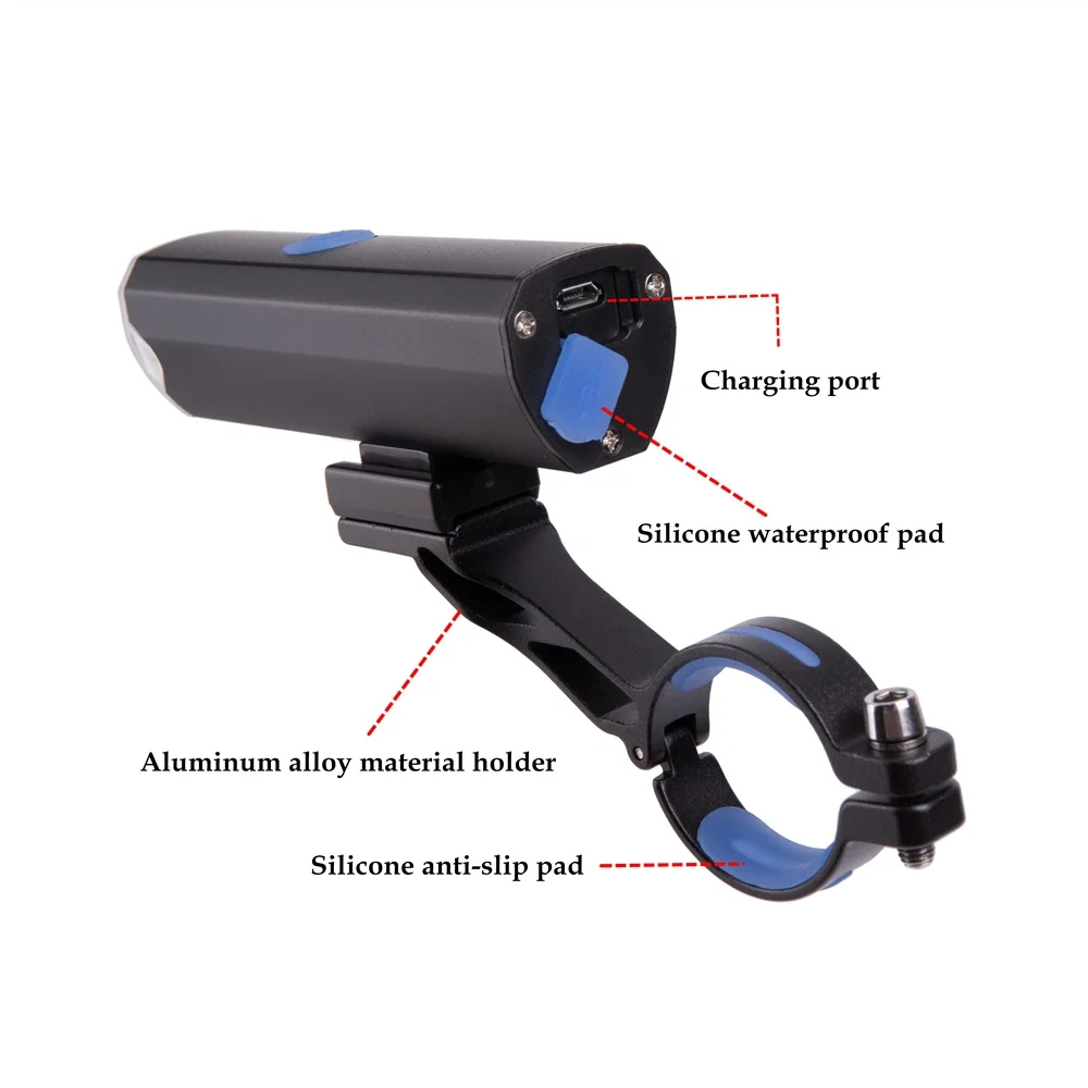 ZTTO велосипедный светильник ультра-светильник водонепроницаемый USB Перезаряжаемый яркость открытый 5 Вт Светодиодный MTB велосипедный передний головной светильник QL06