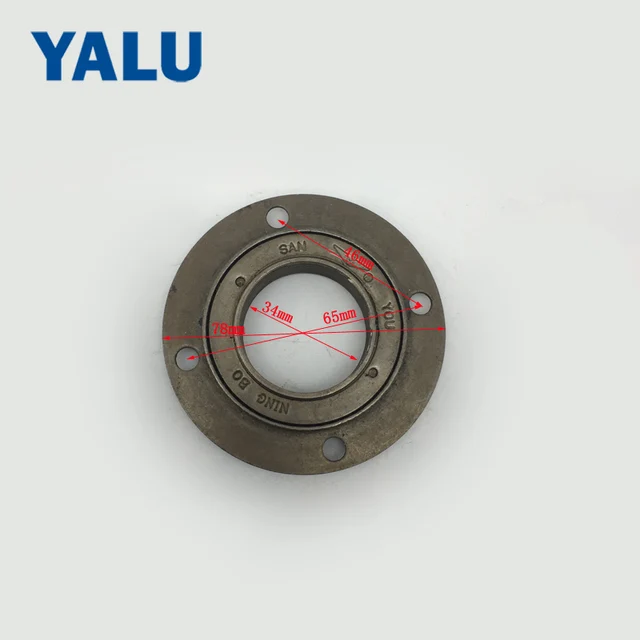 Diameter 78/95mm Ebike Scooter 4 Hole Gearless Freewheel Tricycle DC Motor flywheel match with 25H T8F 420 428 Geared Sprocket 2