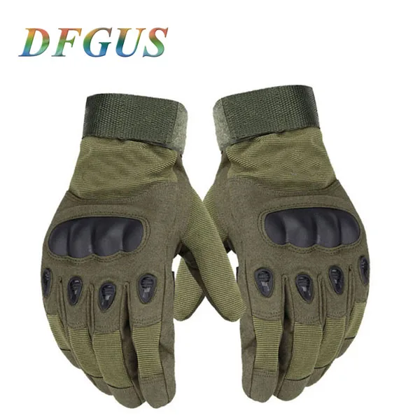 Тонкие тактические перчатки для мужчин, уличные спортивные перчатки с полупальцами, противоскользящие велосипедные перчатки, износостойкие перчатки без пальцев для спортзала, тактические перчатки Luva - Цвет: full green O